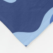 Camouflage Blauw Camo Legerpatroon Fleece Deken (Hoek)