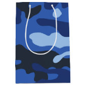 Camouflage Blauw Camo Legerpatroon Medium Cadeauzakje (Voorkant)
