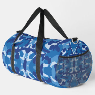 Camouflage Blauw Camo Legerpatroon Monogram Plunjezak
