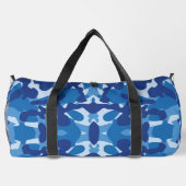 Camouflage Blauw Camo Legerpatroon Monogram Plunjezak (Achterkant)