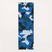 camouflage blauw naadloos patroon Yoga Mat (Voorkant)