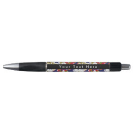 Camouflage, Blauw Wit Rood Goud, Militair, Leger Pen