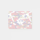 Camouflage, Blauw Wit Rood Goud, Militair, Leger Post-it® Notes (Voorkant)