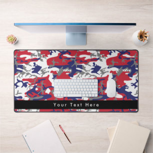 Camouflage, Blauw Wit Rood Grijs, Militair, Leger Bureaumat