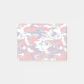 Camouflage, Blauw Wit Rood Grijs, Militair, Leger Post-it® Notes (Voorkant)