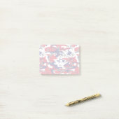 Camouflage, Blauw Wit Rood Grijs, Militair, Leger Post-it® Notes (Op bureau)
