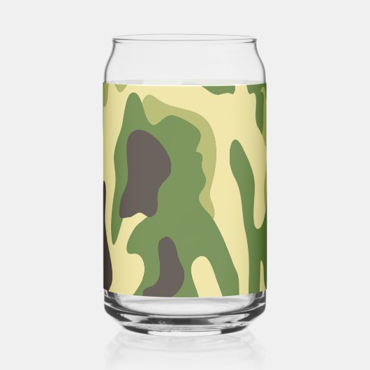 Camouflage Blikvorm Glas (Achterkant)