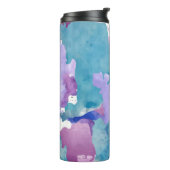 Camouflage Blue Pattern Thermosbeker (Gedraaid links)