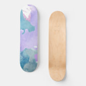Camouflage Blue Persoonlijk Skateboard (Voorkant)