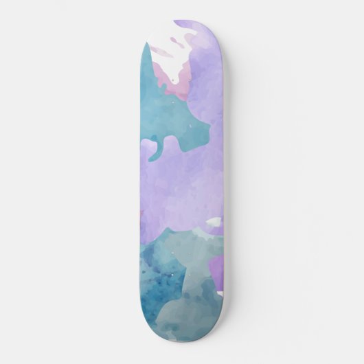 Camouflage Blue Persoonlijk Skateboard (Voorkant)