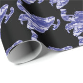 Camouflage Blue Snowmobiler Cadeaupapier (Rol Hoek)