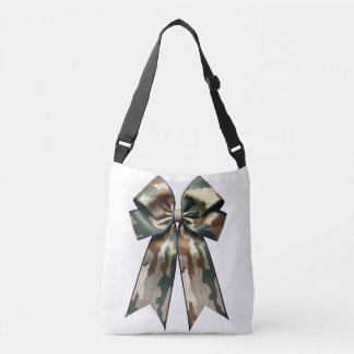 Camouflage boog ontwerp - Stijlvol militair geïnsp Crossbody Tas