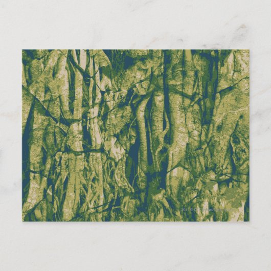 Camouflage boomschors briefkaart (Voorkant)