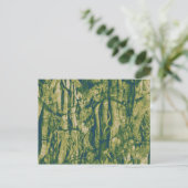 Camouflage boomschors briefkaart (Staand voorkant)