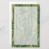 Camouflage boomschors briefpapier (Voorkant / Achterkant)