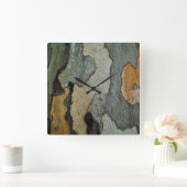 Camouflage boomschors vierkante klok (Huis)