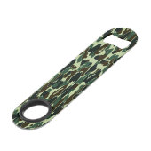 Camouflage Bottle Open Speed Flessenopener (Voorkant Gekanteld)