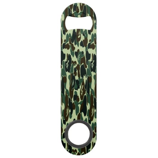 Camouflage Bottle Open Speed Flessenopener (Achterkant)