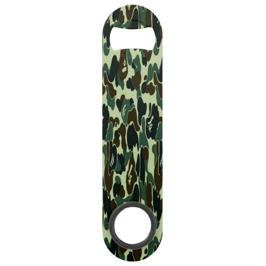 Camouflage Bottle Open Speed Flessenopener (Voorkant)