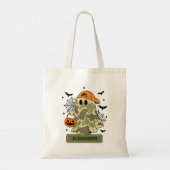 Camouflage Boy Ghost Halloween Trick or treat Tote Bag