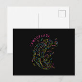 Camouflage Briefkaart (Voorkant / Achterkant)