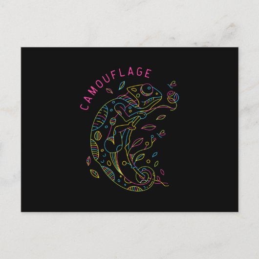 Camouflage Briefkaart (Voorkant)