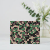 Camouflage Briefkaart (Staand voorkant)