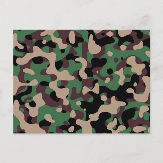 Camouflage Briefkaart (Voorkant)