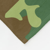 Camouflage Brown Fleece Blanket Deken (Hoek)