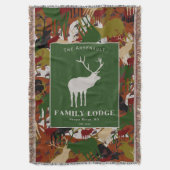 Camouflage Brown Green Personalized Deken (Voorkant Verticaal)