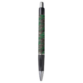 Camouflage Bruin Groen Grijs Patroon Pen