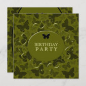 Camouflage Butterflies Kaart (Voorkant / Achterkant)