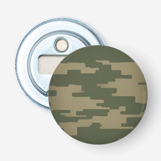 Camouflage Button Flesopener (Voorkant)