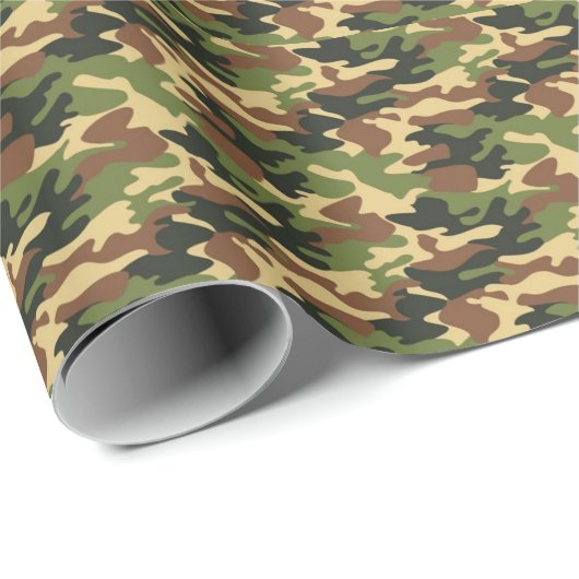 camouflage cadeaupapier (Rol Hoek)