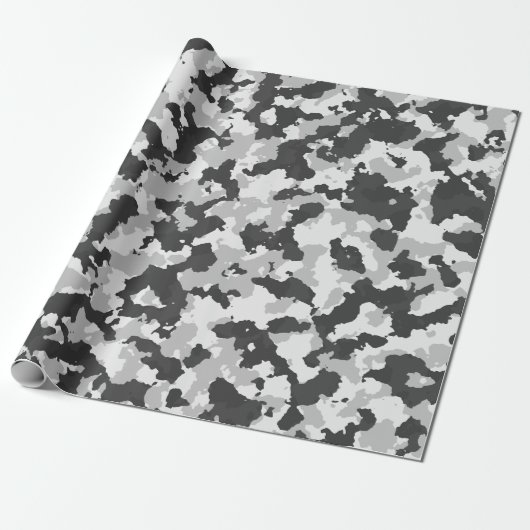 camouflage cadeaupapier (Uitgerold)