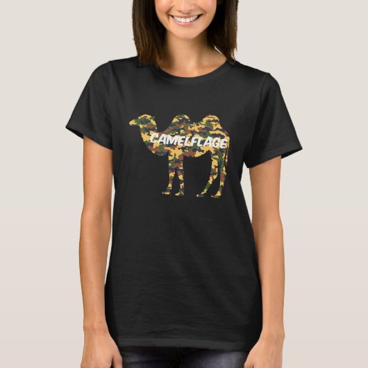 Camouflage Camel T-shirt (Voorkant)