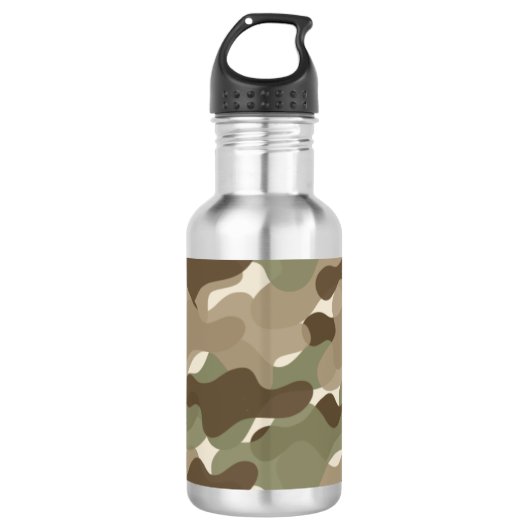 Camouflage Camo BPA Free Waterfles (Voorkant)