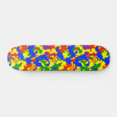 Camouflage Camo Fun Rainbow Persoonlijk Skateboard (Horizontaal)