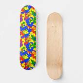 Camouflage Camo Fun Rainbow Persoonlijk Skateboard (Voorkant)