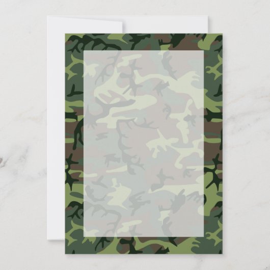 Camouflage Camo Green Brown Pattern (Voorkant)