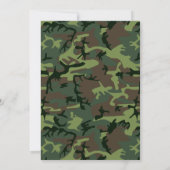 Camouflage Camo Green Brown Pattern (Achterkant)