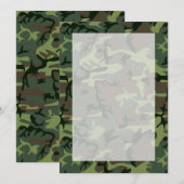 Camouflage Camo Green Brown Pattern (Voorkant / Achterkant)