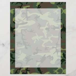 Camouflage Camo Green Brown Pattern