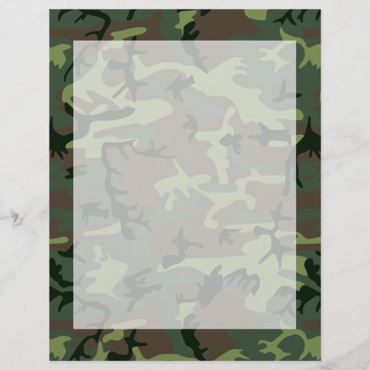 Camouflage Camo Green Brown Pattern (Voorkant)