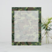 Camouflage Camo Green Brown Pattern (Staand voorkant)