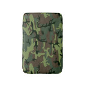 Camouflage Camo Green Brown Pattern Badmat (Voorkant Verticaal)