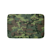 Camouflage Camo Green Brown Pattern Badmat (Voorkant)