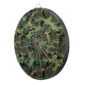 Camouflage Camo Green Brown Pattern Dartbord (Voorkant Rechts)