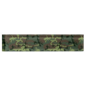 Camouflage Camo Green Brown Pattern Naambordje (Voorkant)