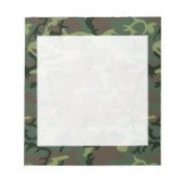 Camouflage Camo Green Brown Pattern Notitieblok (Voorkant)